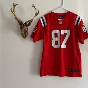 Retro style Patriots Nike Gronkowski Jersey